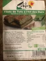 Mängden socker i Filets de tofu à l'ail des ours