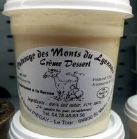 Mängden socker i crème dessert