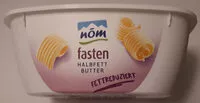 Mängden socker i Fasten Halbfett Butter