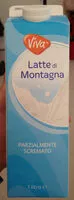 Mängden socker i Latte di montagna