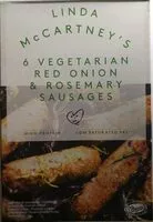 Mängden socker i RED ONION & ROSEMARY SAUSAGES