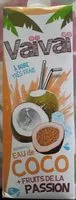 Mängden socker i Eau de coco + fruits de la passion