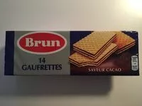 Mängden socker i Gaufrettes saveur cacao