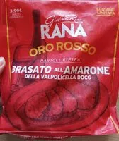 Mängden socker i Ravioli ripieni al brasato all'amarone della Valpolicella DOCG
