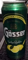 Mängden socker i Gösser Natur Radler