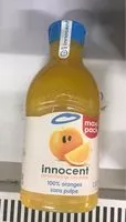 Mängden socker i Jus d'orange sans pulpe
