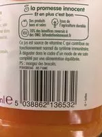 Mängden socker i Innocent orange carotte