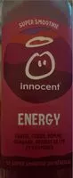 Mängden socker i Innocent energy