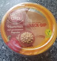 Mängden socker i Hummus mit geröstetem Paprika