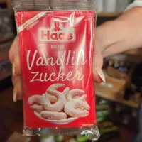 Mängden socker i Vanillinzucker, Haas Tüten