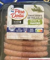 Mängden socker i Saucisse de volaille herbes de Provence
