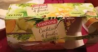 Mängden socker i Cocktail 4 fruits Freshona