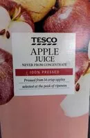 Mängden socker i Tesco Apple Juice