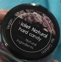 Mängden socker i Violet natural hard candy