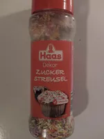 Mängden socker i Haas Dekor Zuckerstreusel