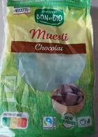 Mängden socker i Muesli Chocolat