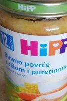 Mängden socker i Birano povrće s rižom i puretinom