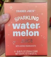 Mängden socker i Sparkling water melon juice
