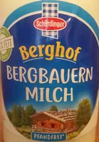 Mängden socker i Bergbauernmilch