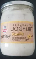 Mängden socker i Bergbauern Joghurt Vanille