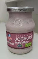 Mängden socker i Bergbauern Joghurt Heidelbeere