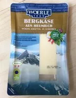 Mängden socker i Bergkäse