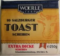 Mängden socker i Salzburger Toastscheiben
