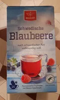 Mängden socker i Schwedische Blaubeere Tee
