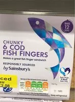 Mängden socker i Cod fish fingers
