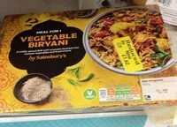 Mängden socker i Vegetable biryani