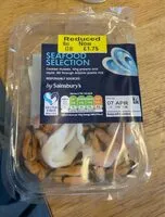 Mängden socker i Seafood selection