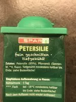 Mängden socker i Petersilie tiefgekühlt
