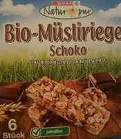 Mängden socker i Bio Müsliriegel, Schoko