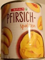 Mängden socker i Pfirsich Spalten