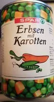 Mängden socker i Erbsen mit Karotten