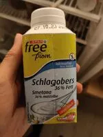 Mängden socker i Schlagobers