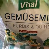 Mängden socker i Gemüsemix mit Kürbis & Quinoa