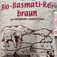 Mängden socker i Basmati Reis braun
