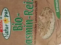 Mängden socker i Rice, brown jasmine