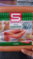 Mängden socker i Frankfurter