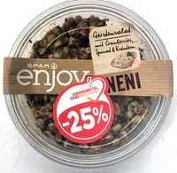 Mängden socker i Gerstensalat mit Cranberries, Spinat & Kräutern