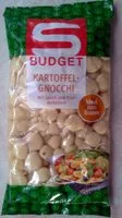 Mängden socker i SBudget Kartoffelgnocchi mit Lauch und Käse verfeinert