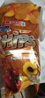 Mängden socker i Chips - paprika geschmack