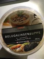 Mängden socker i Belugalinsensuppe