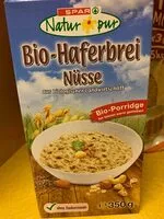Mängden socker i Bio-Haferbrei Nüsse