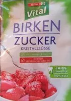 Mängden socker i Birkenzucker Zuckerersatz