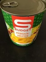 Mängden socker i Pfirsich Hälften
