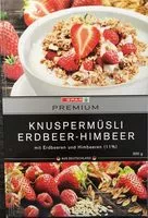 Mängden socker i Erdbeer knuspermüsli