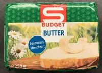 Mängden socker i Butter