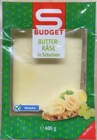 Mängden socker i Sbudget Butterkäse In Scheiben
